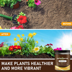 Generic 2Pcs Soil Activator sprinkled on soil surface for even distribution.