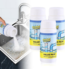 Generic 3PCS Wild Tornado Pipe Dredge bottle being poured for quick unclogging.