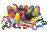 Generic Dragon Eggs Mystery Pack: colorful eggs with dragons inside for desk decor.