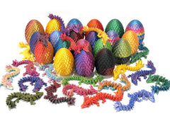 Generic Dragon Eggs Mystery Pack: colorful eggs with dragons inside for desk decor.