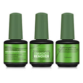 Generic Gel Nail Polish Remover bottle, green packaging, for easy at-home removal.