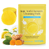 Generic Kojic Turmeric cleansing pads packaging display for daily skincare
