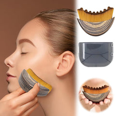 Generic Lymphatic Contour Brush demonstrating contour following facial curves.