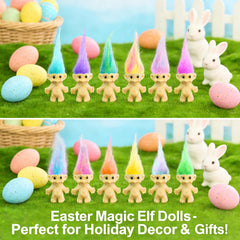 Generic mini action figures in eggs provide collectible party prizes.