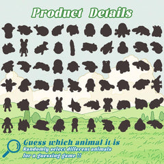 Generic miniature animal figurines with detailed textures ideal for display or storytelling.