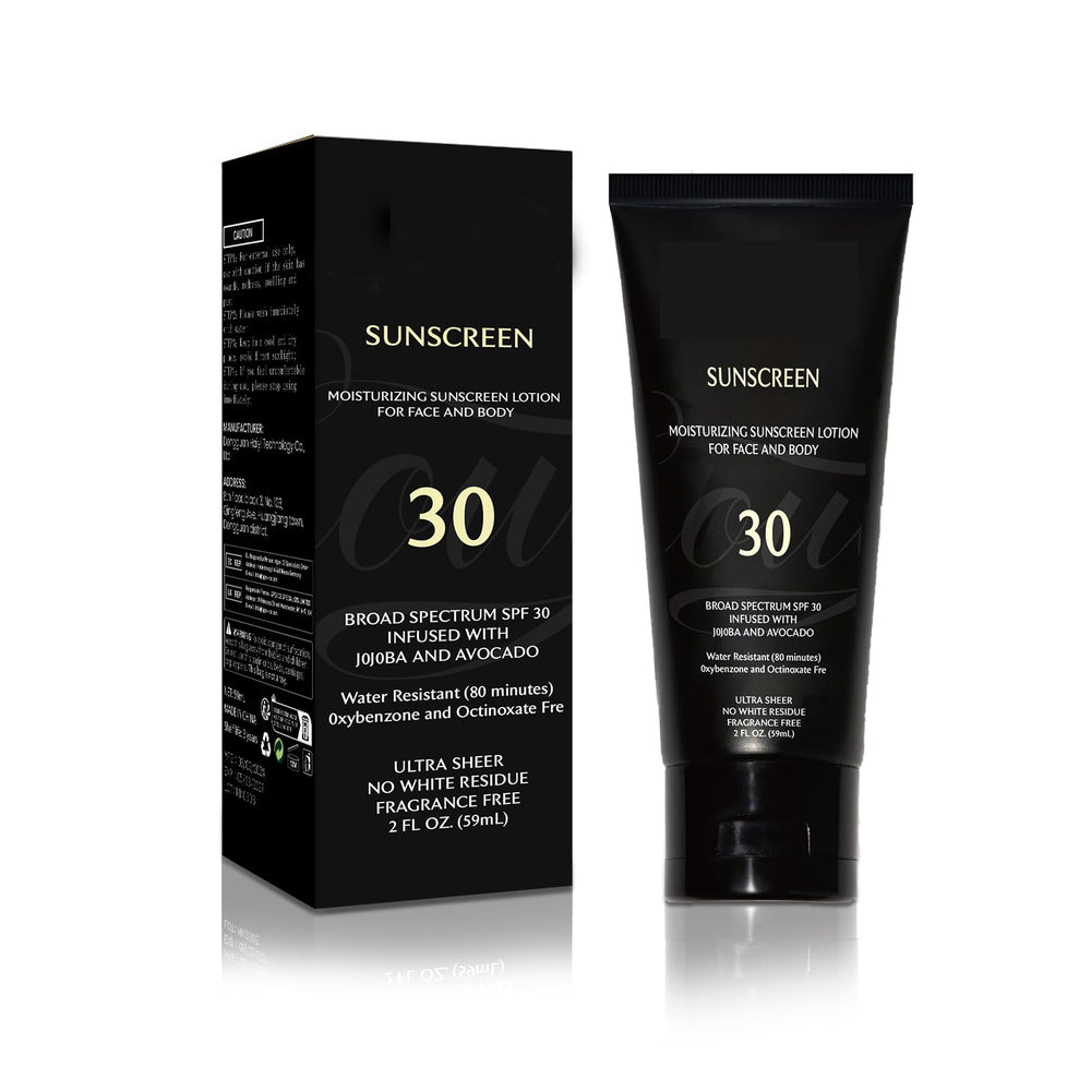Generic Sunscreen Black Girl bottle front shows SPF 30 protection for melanin-rich skin