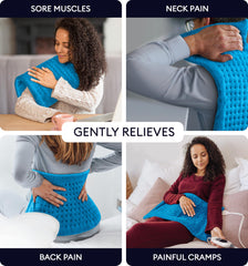 GENIANI heating pad with 12x24 inch coverage for versatile use