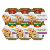 Genova tuna mediterranean lentil grain salad bowl six-pack for convenient meals.