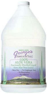George's Always Active Aloe vera bottle showing neutral flavor and hydration support