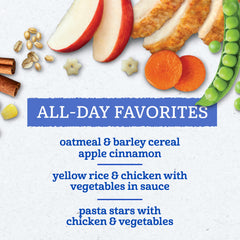 Microwavable containers from Gerber All Day Favorites simplify quick meals.