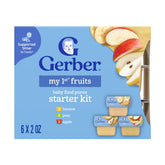 Gerber My 1st Fruits banana puree tub ready for on-the-go feeding.