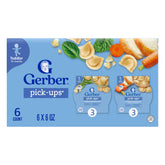 Gerber Pick-Ups ravioli cheese spinach helps toddlers practice self-feeding