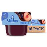 Gerber Stage 1 prune puree tub on-the-go for busy parents.