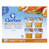 Gerber Stage 2 apple chicken puree tub, perfect for on the go feeding.