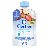 Gerber Toddler Pouch strawberry banana puree for quick, nutritious snack