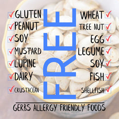 GERBS in-shell seeds provide a satisfying chew and portable option.