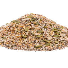 GERBS Super 7 Seed Snack Mix bag front reveals crunchy seeds for a satisfying snack.
