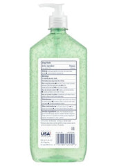 Germ-X Advanced Hand Sanitizer Aloe bottle close-up shows soothing gel.