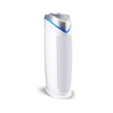 GermGuardian air purifier with true HEPA filter close-up capturing fine particles for cleaner air