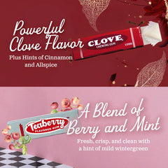 Clove flavor gum with cinnamon hints from Gerrit's nostalgic range.