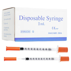 Gesanghua U100 syringe cap close-up showing safety seal for secure storage.
