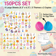 GgXanthyll Easter tattoos egg designs ideal for party favors