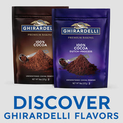 Ghirardelli alkali-treated cocoa powder delivering a smooth texture for cookies and muffins.
