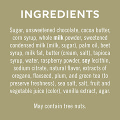 Milk chocolate caramel square close-up showcasing creamy center and smooth texture.