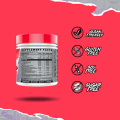 GHOST Burn Kiwi Strawberry powder mix dissolving quickly during workouts