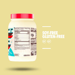 Ingredients graphic highlights fully disclosed blend and enzymes.