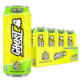 GHOST Energy Citrus can front view for a clean energy boost.