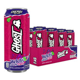 Ghost Energy Grape-Cran can front view showing authentic flavor and portable energy.
