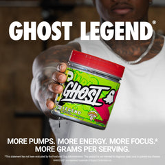 GHOST Legend pre-workout scoop for precise dosing before training