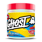GHOST Legend Swedish Fish tub shows flavor and vegan-friendly energy potential.