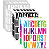 GHYPL 12 sheets alphabet stickers for crafts and labeling