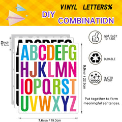 GHYPL 312 letters set for DIY projects and notebooks