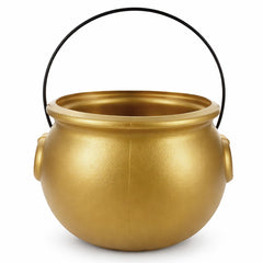 GiftExpress gold cauldron decor ideal for coins and drinks at parties