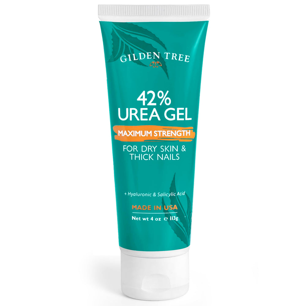 GILDEN TREE Urea Gel 42% for feet bottle-pour showing fast absorption