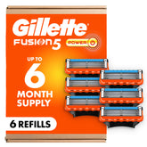 Gillette Fusion5 Power blade refill for a close shave with five blades.