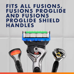 Blade spacing in Fusion5 ProGlide ensures steady, comfortable contact.