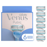Gillette Venus Intimate Razor front view showing a gentle shave design for skin protection