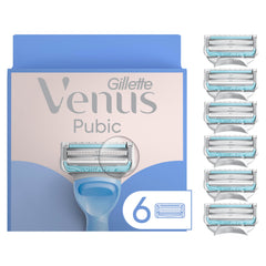 Gillette Venus Intimate Razor front view showing a gentle shave design for skin protection