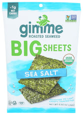 GIMME Organic Wrap N' Roll seaweed sheets for easy on-the-go snacking