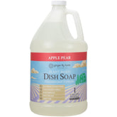 Ginger Lily Farms Botanicals dish soap demonstrates grease-cutting power for sparkling dishes