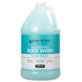 Ginger Lily Farms Club and Fitness Ocean Breeze bottle pour for easy gym refills