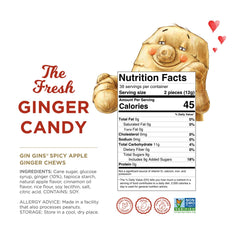 The GIN GINS chews are ready-to-go for busy days and quick cravings.