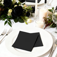 Ginkgo wedding and bar setup napkins add chic detail to tables and beverage stations.