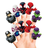 Ginsey Spidey finger puppet in bath, ideal for imaginative play.