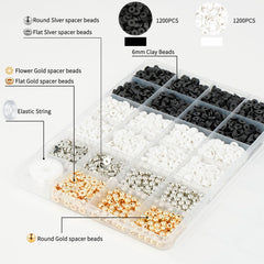 Gionlion four-color clay bead palette for versatile, on-trend designs.