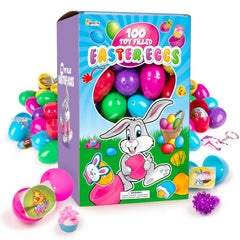 Giraffe Manufacturing 100-pack eggs in bright colors for lively Easter hunts